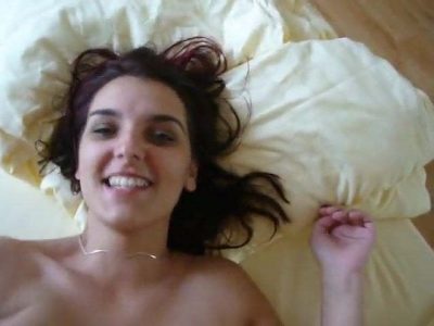 playing with his Italian girlfriend